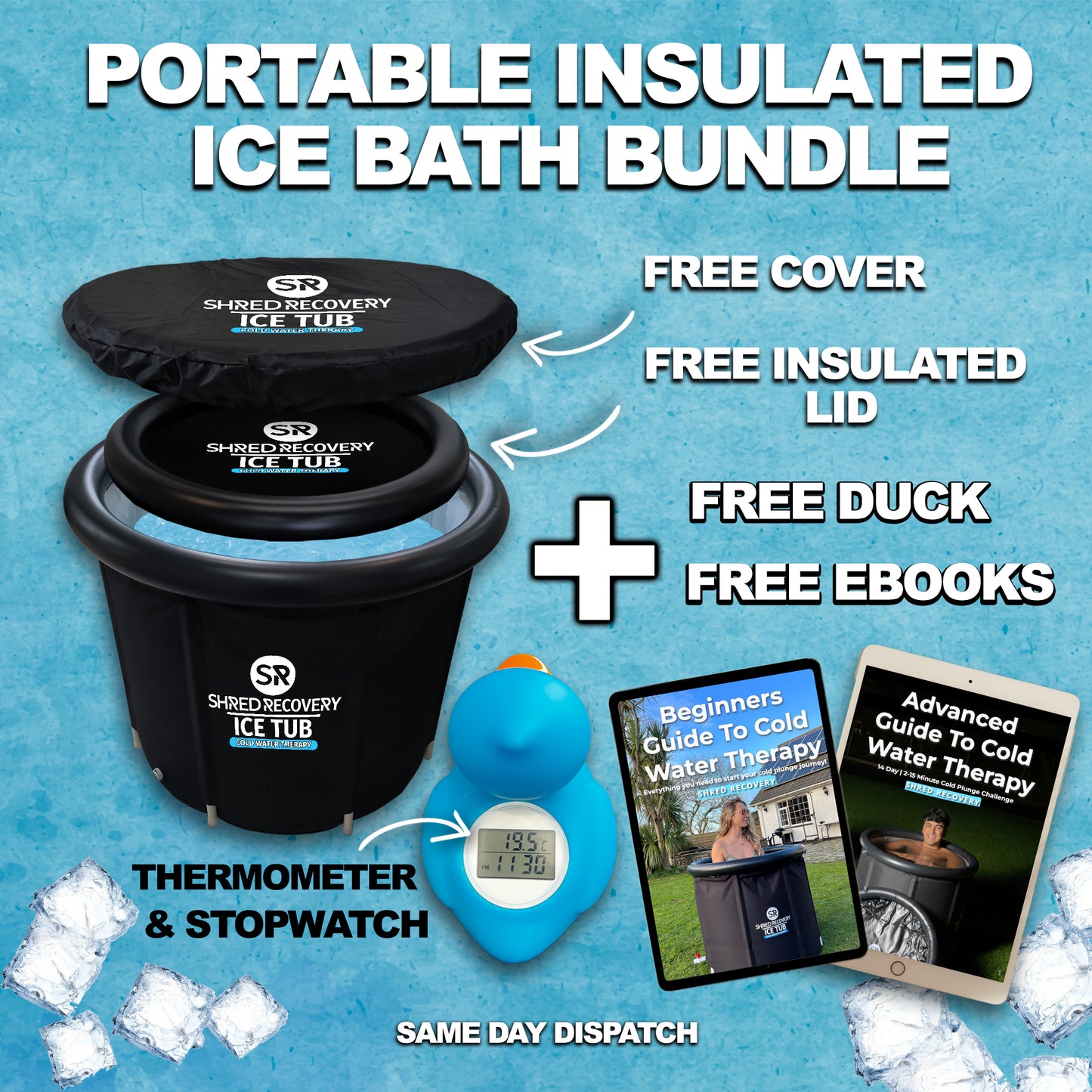 Shred Recovery™ Pod | Ice Bath Pro Bundle